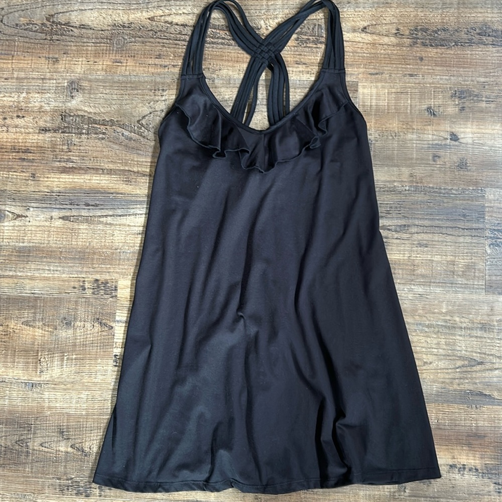 Black cover up dress